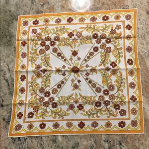 Vintage Emilio Pucci Cotton Handkerchief/Scarf